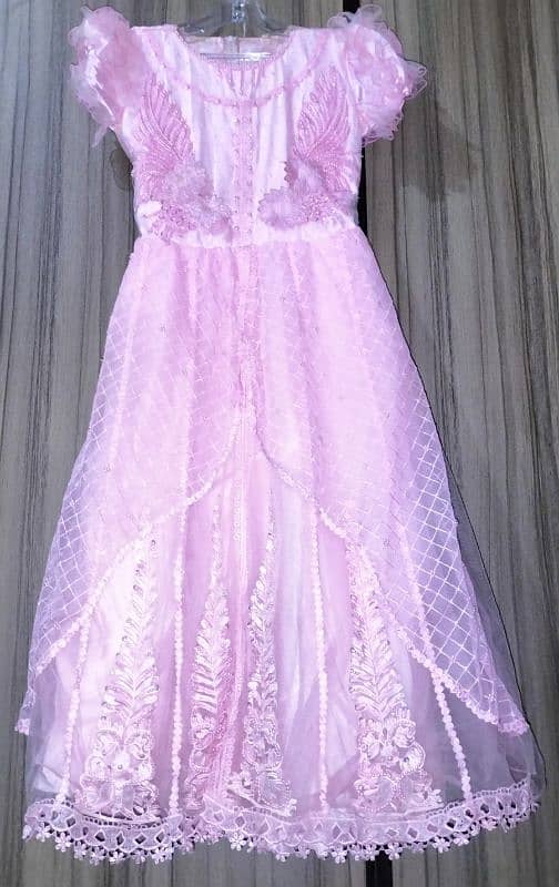 baby pink color frok 0