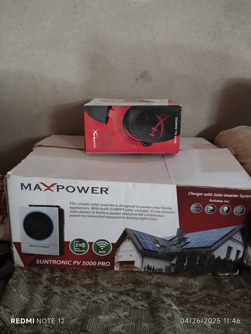 4KW Max Power Suntronic PV 5000 Solar Inverter condioion like new 2