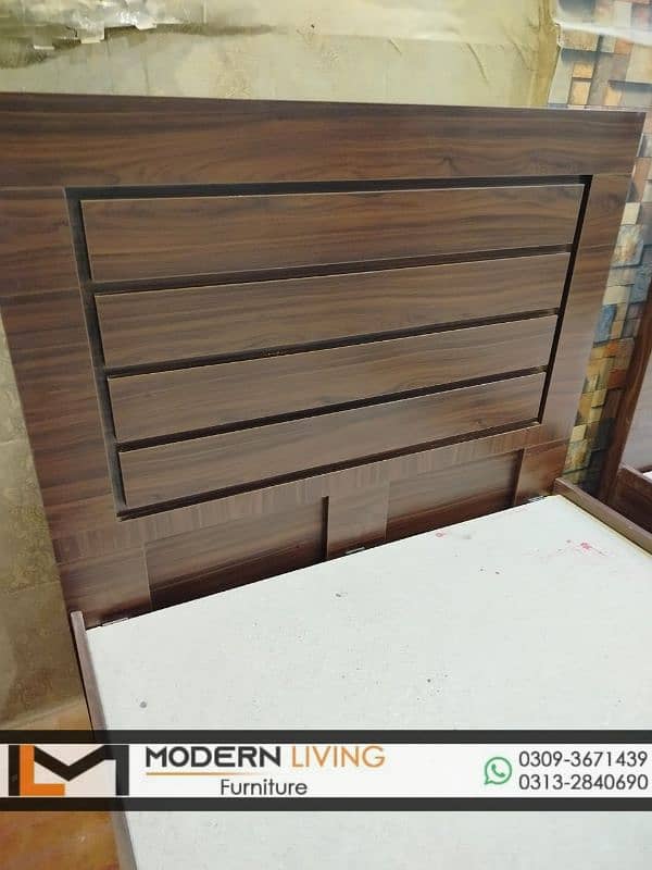 Stylish 2 single beds best quality in your choice colours 9