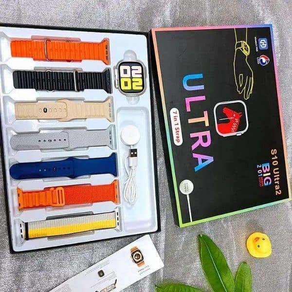 Multicolor Smart watch with 7 strip 0