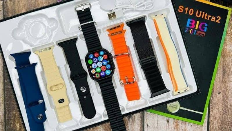 Multicolor Smart watch with 7 strip 1