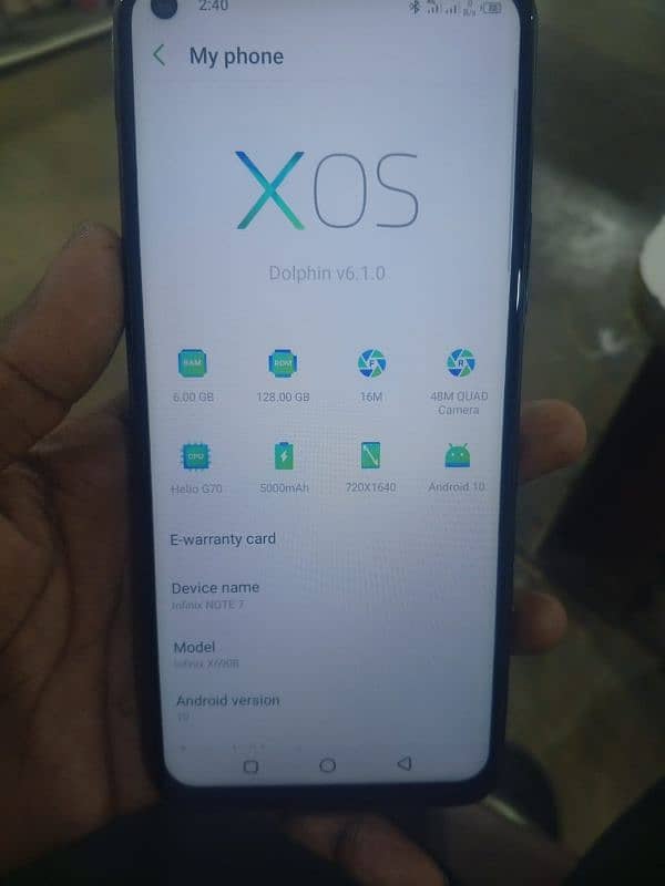 Infinix Note 7  box ha PTA approve . . . 6:128 6