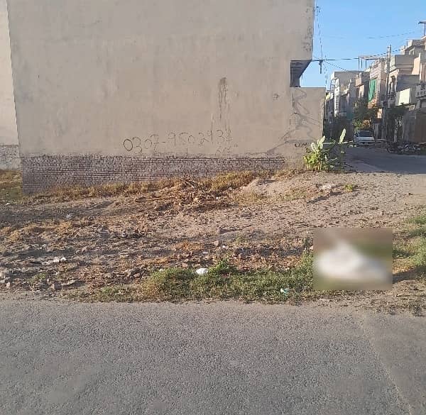 Corner 6 Marla Residential Plot In Lahore Is Available For Sale 5