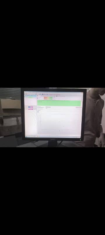 dell 17 inch LCD with original bace 1