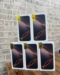 Iphone 16 pro max desret 256 gb dual sim PTA approved.       11 12 13