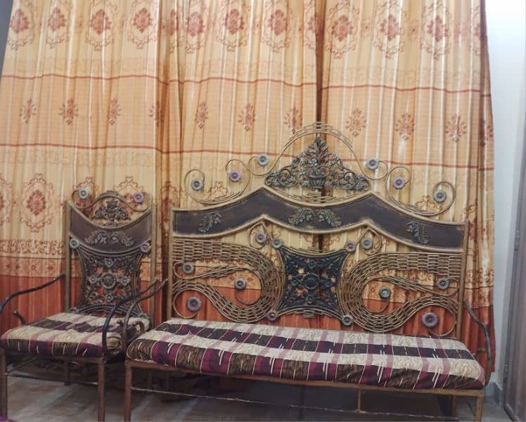 iron sofa set 1,2,3 0