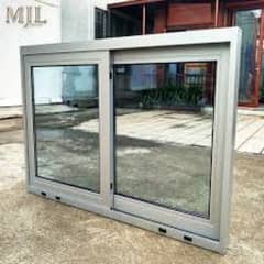 aluminium window glass stairs terrace openable door aluminum partition