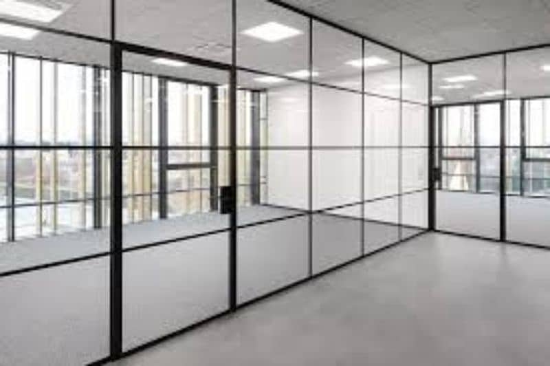 12mm glass partition shower cabin terrace gril stair 8mm glass work 0