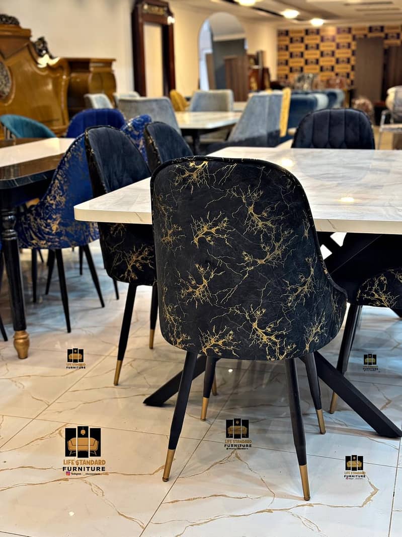 dining table | dining table with dining chairs |6 seater dining table 3