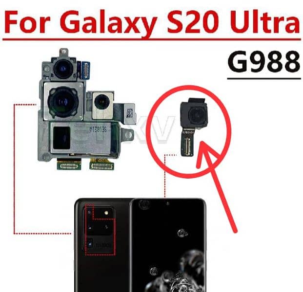Samsung S20 ultra 5g front camera only 0