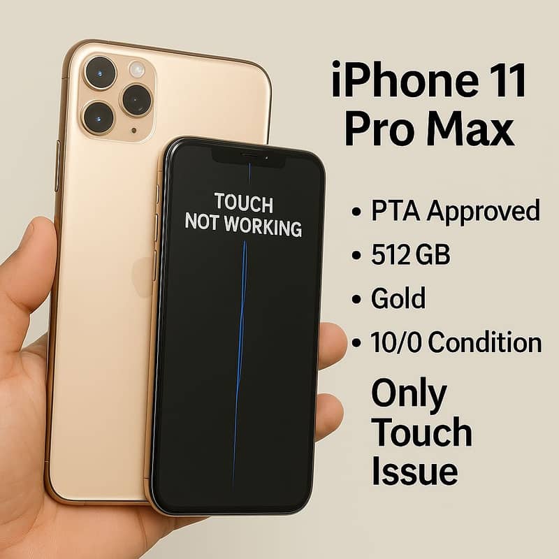 Iphone 11 Pro Max PTA Approved-512GB 2