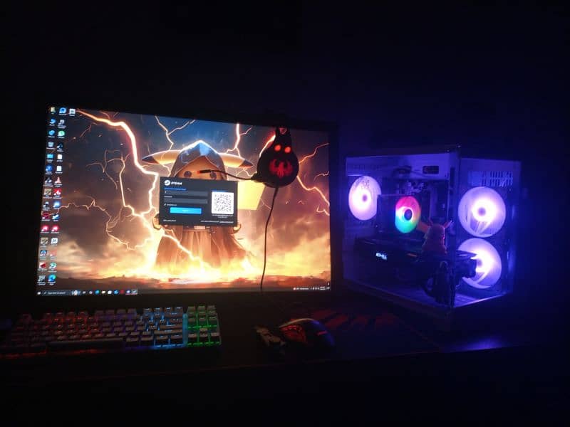 Almost New Gaming pc full setup 19