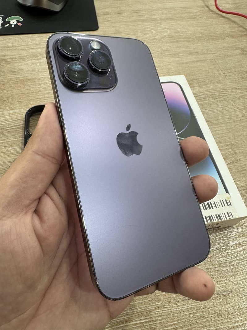 100% BH - iPhone 14 Pro Max - Factory Unlock(non pta) -1st User, 128GB 3