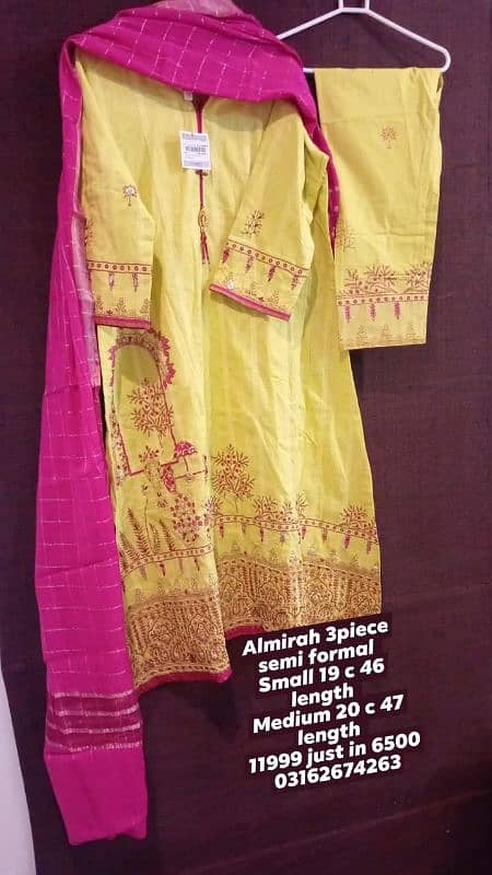 Almirah 3piece small medium semi formal 0
