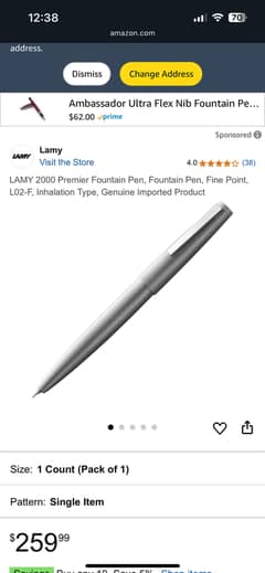 Lamy Ink Pen - perfect high end gift