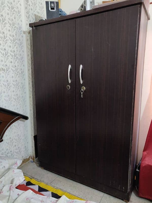 2 door Almari | cupboard closet warddrobe 0