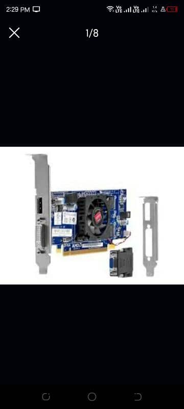 AMD Graphics card 1gb slightly used 1