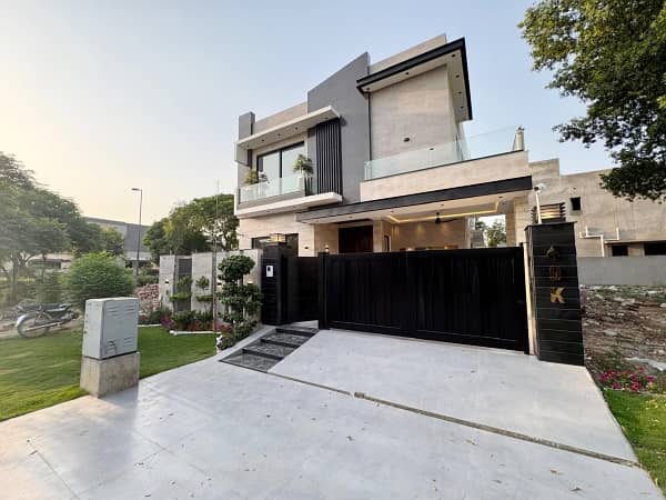 10 Marla Modern Double Unit House For Sale in K Block Phase 5 DHA Lahore Near Park & Penta Square Mall 0