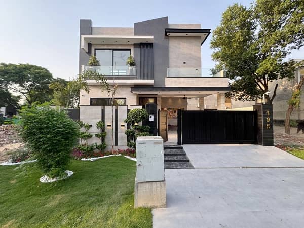 10 Marla Modern Double Unit House For Sale in K Block Phase 5 DHA Lahore Near Park & Penta Square Mall 1