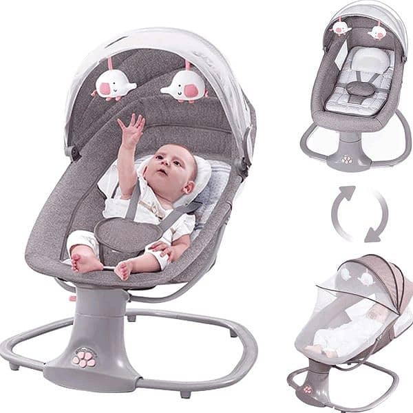 kids swing | Electric baby swing | bouncer (Mastela 3 in 1 & 4 in 1) 2