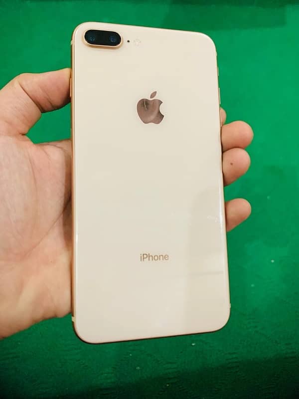 iphone 8plus pta approved 64gb golden 100% health 2