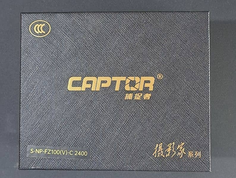 Captor NP-FZ100 Type-C Battery – 2400mAh for Sony Alpha Cameras 0