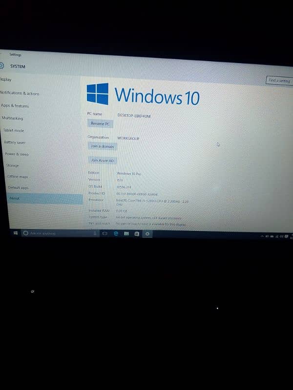 hp laptop 8 gb ram 256 storage ssd 0