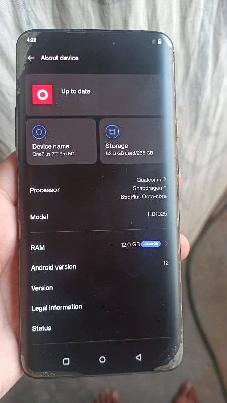 OnePlus 7t pro maclaren 0