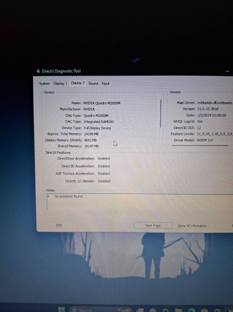 Hp Zbook core i7 2