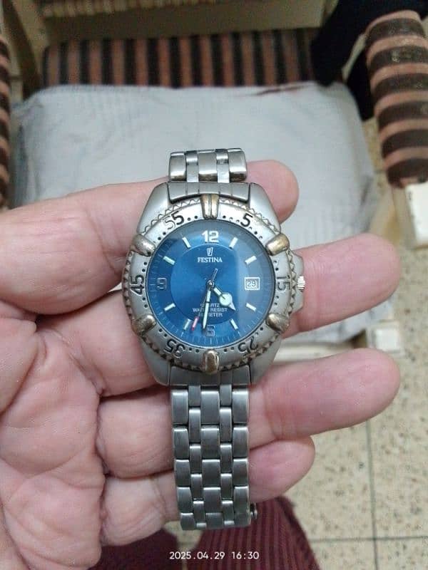 'Sports Titanium Festina 100 MTR Water Resistant wrist watch 2
