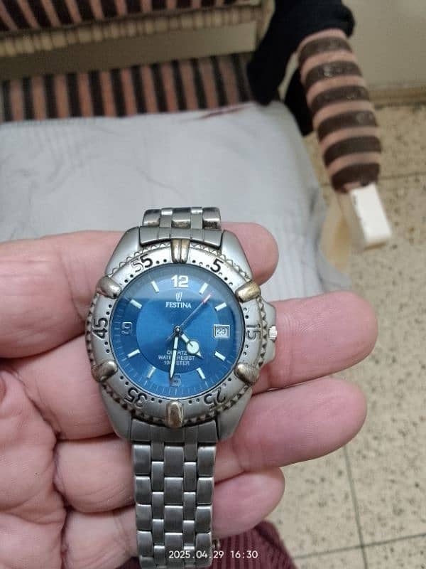 'Sports Titanium Festina 100 MTR Water Resistant wrist watch 1