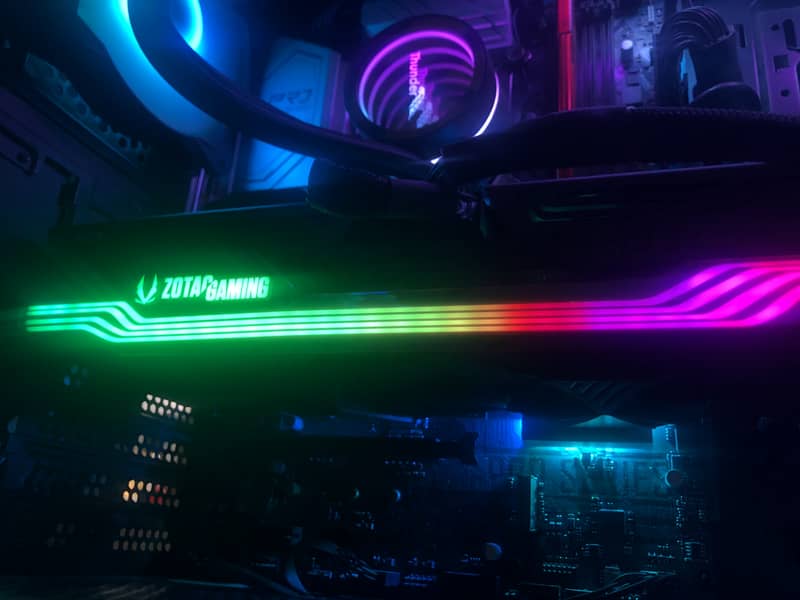 Zotac gaming RTX 3070 ti amp holo 0