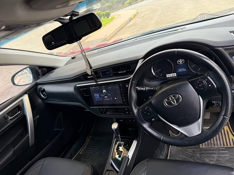 Toyota Altis Grande 2021 black interior 7