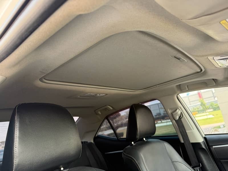 Toyota Altis Grande 2021 black interior 8