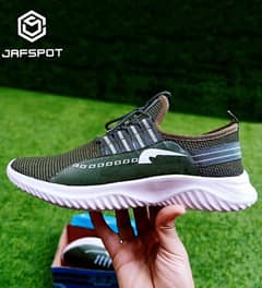 Men Breathable Mesh Training Casual Sneakers -JF021, Green