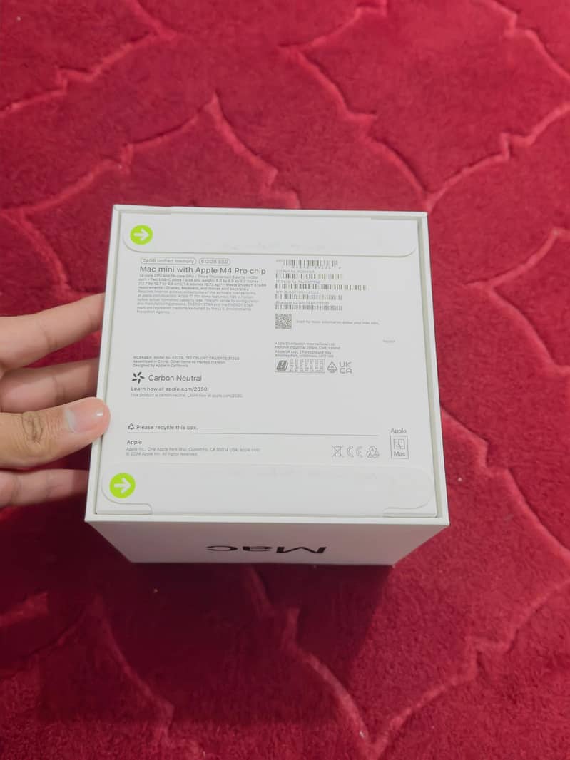 Apple 2024 Mac Mini M4 pro 24 GB Ram 512 GB SSD Silver Box Pack 2