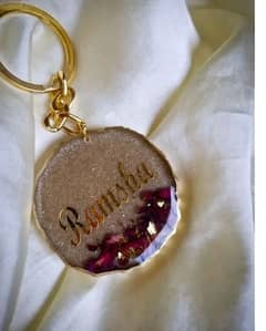 resin keychain and bookmark. pen .