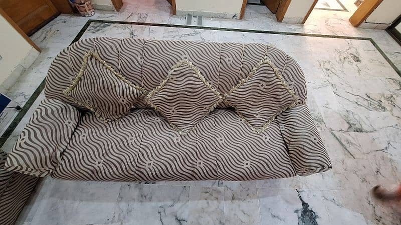 8 seater sheesham frame sofas 6