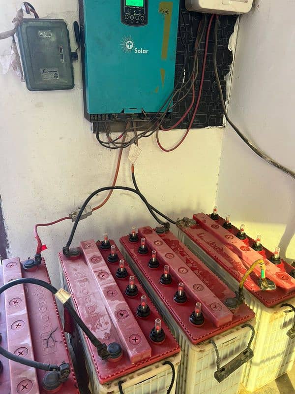 Phoenix Tall Tubular Battery TX2500 and 230amp 1