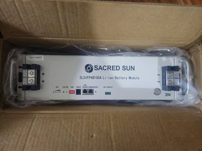 Sacredsun Lithium ion 48 Volt, 100 Ah battery 0