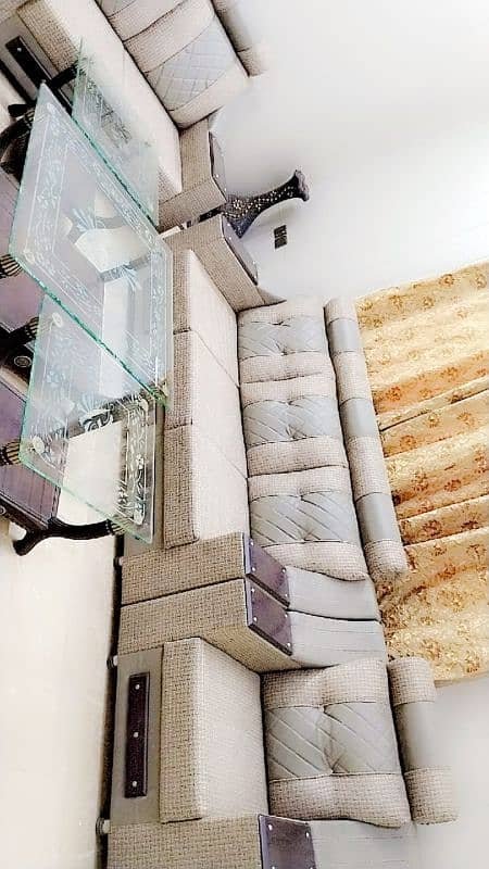 6 seater sofa set 10/10 3