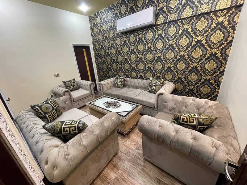 Used 7 Seater Sofa Set With 1 Table in Good Condion only Rs 65000 3