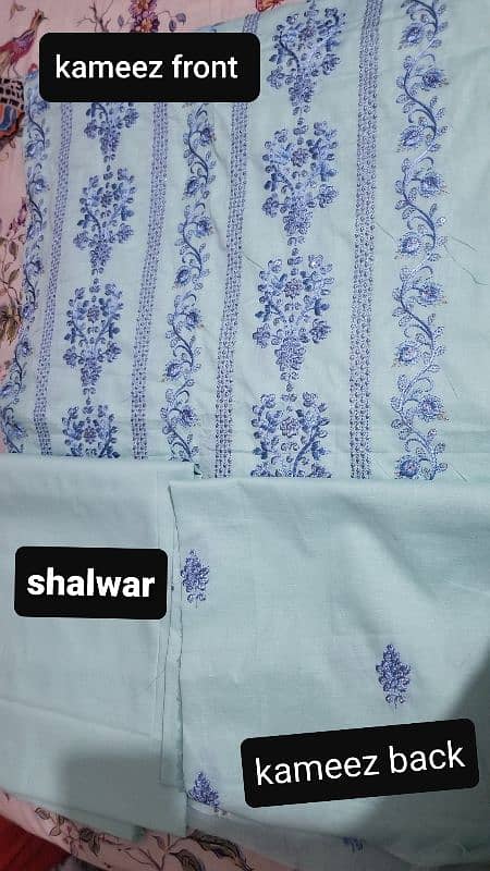 2 piece Embroidered lawn 2600 only comment for order 1