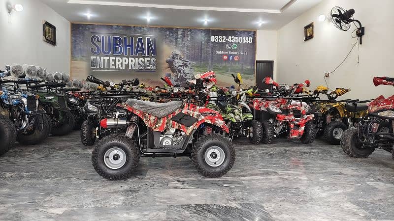 Box Pack 70cc Petrol Kids Atv Quad 4 Wheels Bikes Delivery In All Pak 1