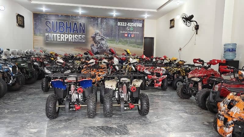 Box Pack 70cc Petrol Kids Atv Quad 4 Wheels Bikes Delivery In All Pak 2