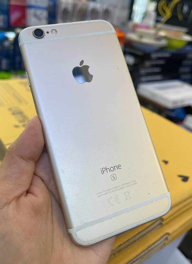Iphone 6s PTA proved all okay 64gb golden colour with box 2