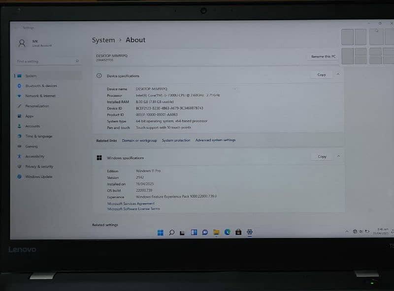 lenovo Thinkpad t570 3