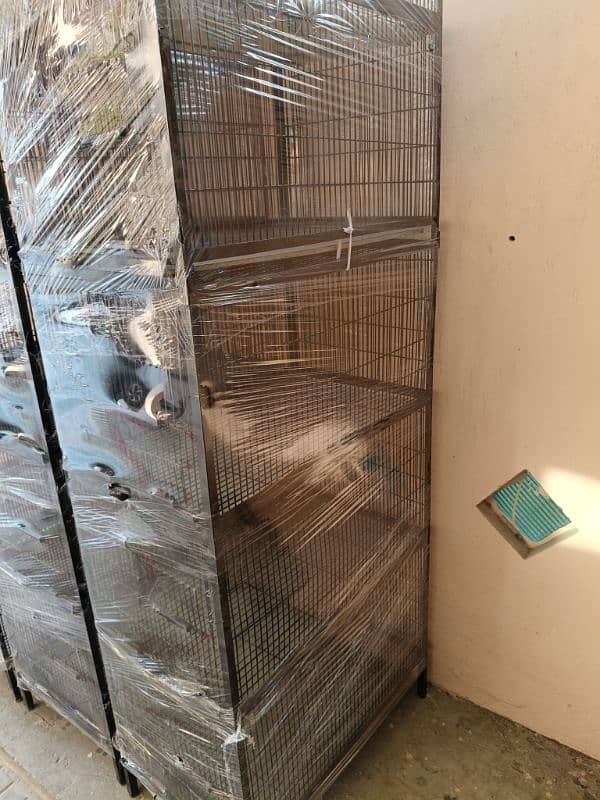 IRON CAGE New  (Birds)1.5X1.5X3 ft (5 Portion) 1