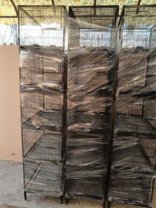 IRON CAGE New  (Birds)1.5X1.5X3 ft (5 Portion) 2