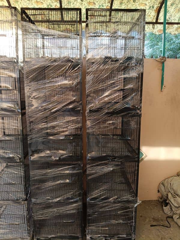 IRON CAGE New  (Birds)1.5X1.5X3 ft (5 Portion) 3